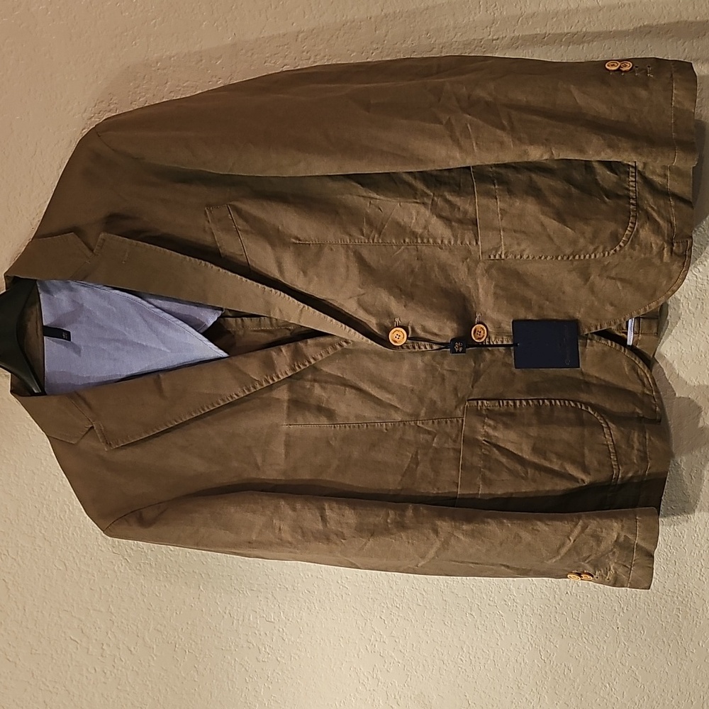 Authentic Domenico Cagliente Olive Brown Sport Coat / Blazer